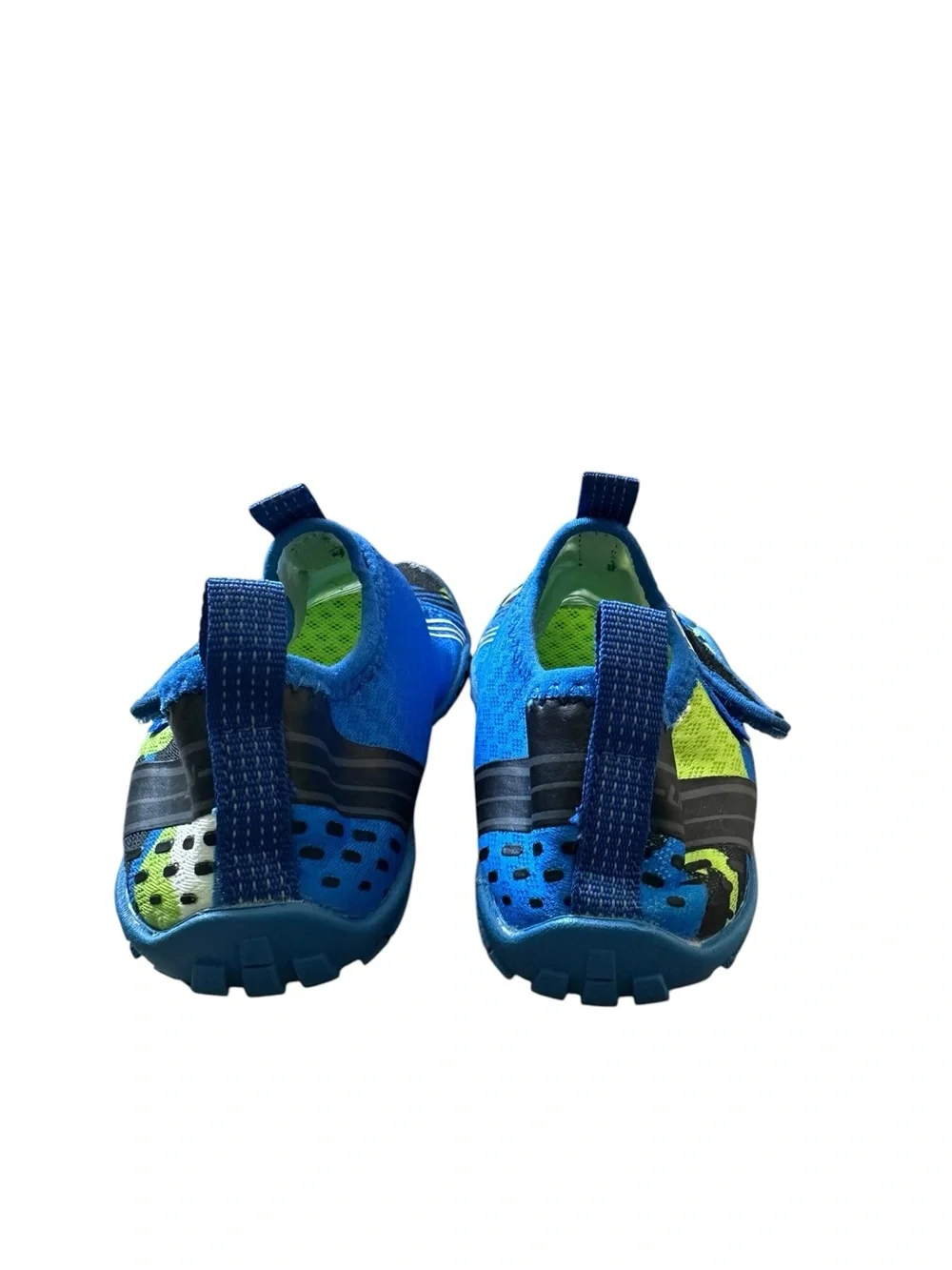 Kids Blue and Green Slip-On Water Shoes Toddler Boy 11T